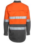 JB's Wear Hi Vis L/S (D+N) 150G Work Shirt 6DNWL - WEARhouse