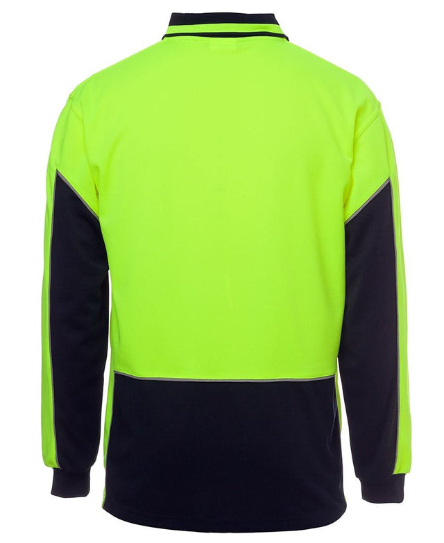 JB's Wear Hi Vis L/S Gap Polo 6HVGL - WEARhouse