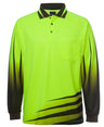 JB'S Wear Hi Vis L/S Rippa Sub Polo 6HVRL - WEARhouse