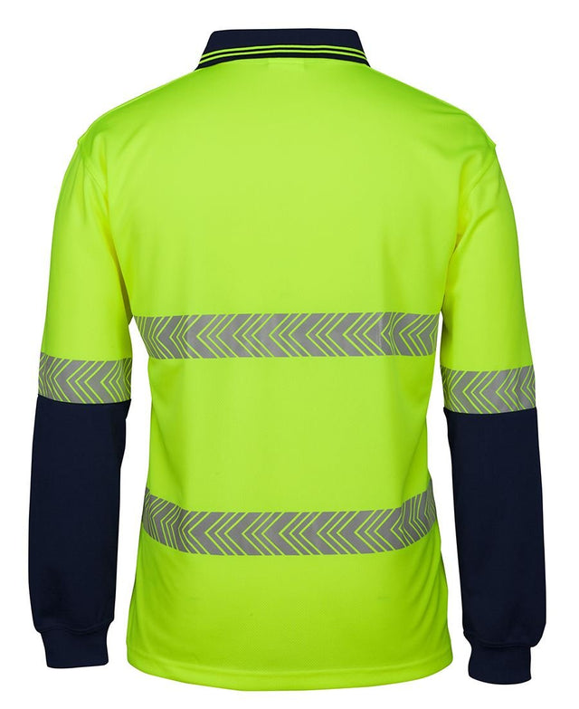 JB's Wear HI VIS L/S SEGMENTED TAPE POLO 6HLST - WEARhouse