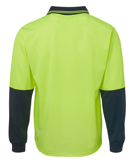 JB's Wear Hi Vis L/S Trad Polo 6HVPL - WEARhouse