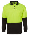 JB's Wear Hi Vis L/S Trad Polo 6HVPL - WEARhouse