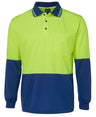 JB's Wear Hi Vis L/S Trad Polo 6HVPL - WEARhouse