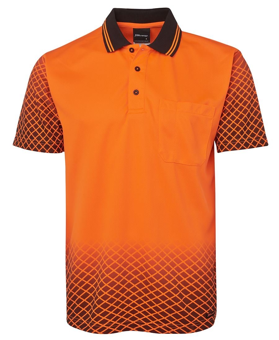 JB's Wear Hi Vis Net Sub Polo 6HVNS - WEARhouse
