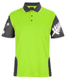 JB's Wear HI VIS NZ FERN POLO 6HNF - WEARhouse