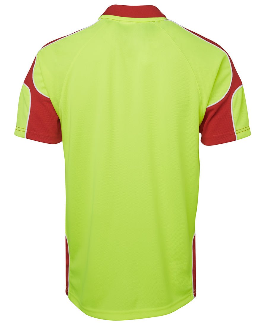 JB's Wear Hi Vis S/S Arm Panel Polo 6AP4S - WEARhouse