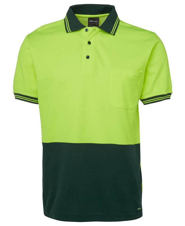 JB's Wear Hi Vis S/S Cotton Back Polo 6HPS - WEARhouse