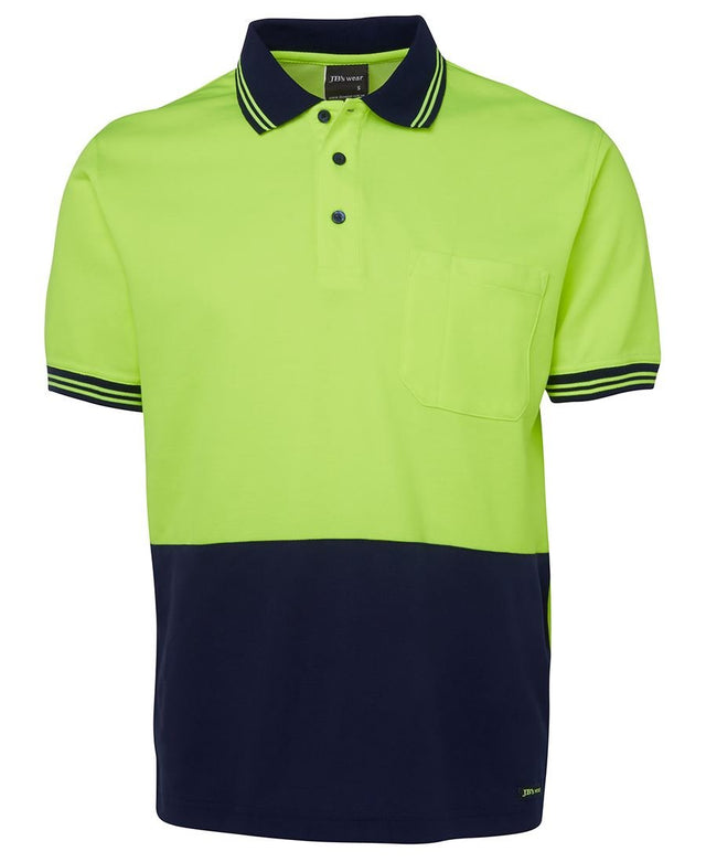 JB's Wear Hi Vis S/S Cotton Back Polo 6HPS - WEARhouse