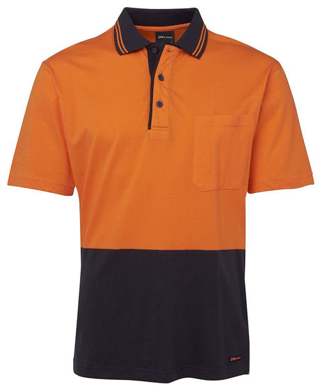 JB's Wear Hi Vis S/S Cotton Polo 6CPHV - WEARhouse