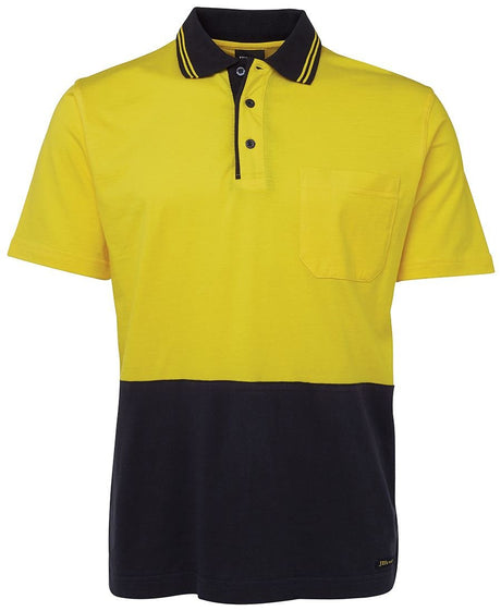 JB's Wear Hi Vis S/S Cotton Polo 6CPHV - WEARhouse