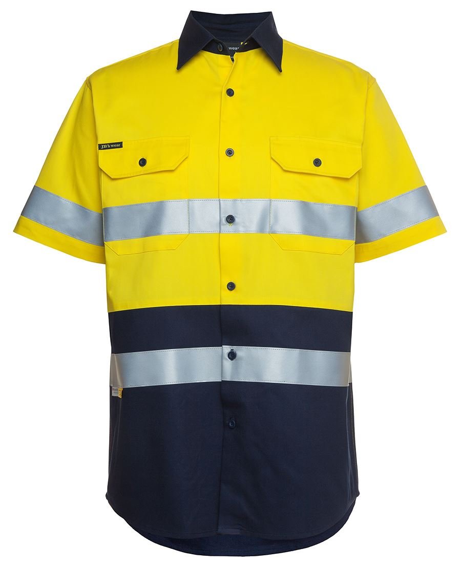 JB's Wear Hi Vis S/S (D+N) 190G Shirt 6HSS - WEARhouse