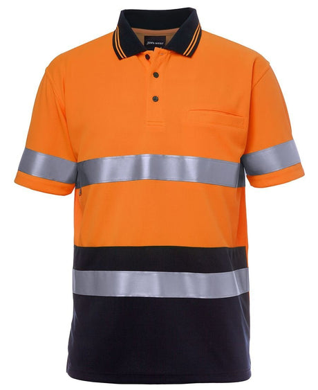 JB's Wear Hi Vis S/S (D+N) Traditional Polo 6HVST - WEARhouse