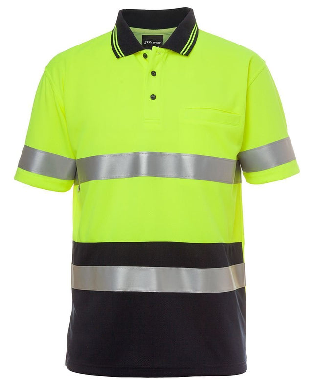 JB's Wear Hi Vis S/S (D+N) Traditional Polo 6HVST - WEARhouse