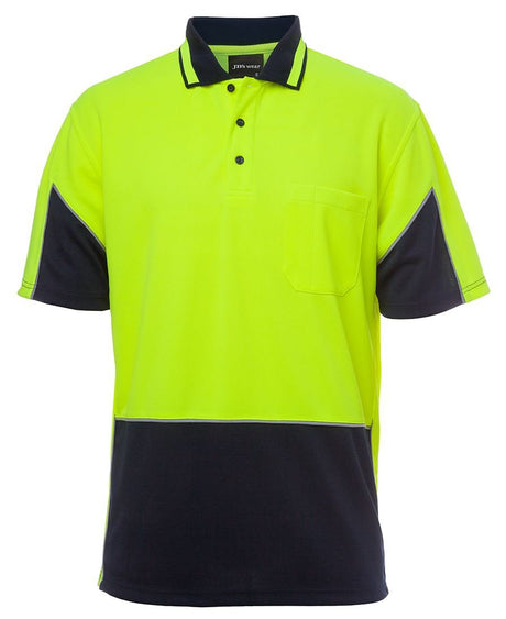 JB's Wear HI VIS S/S GAP POLO 6HVGS - WEARhouse