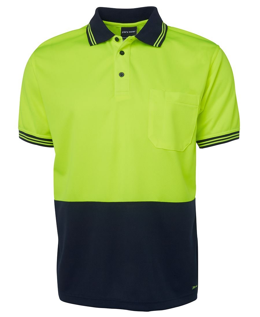 JB's Wear Hi Vis S/S Traditional Polo 6HVPS - WEARhouse