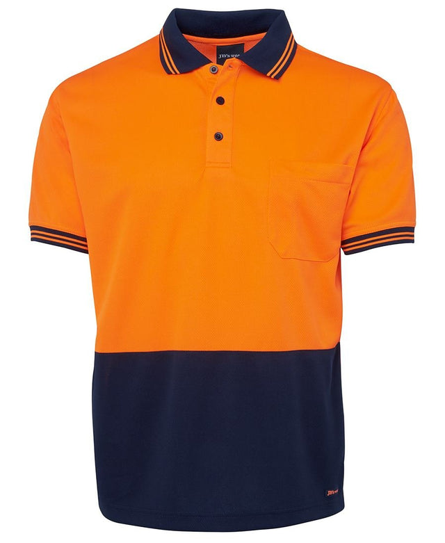 JB's Wear Hi Vis S/S Traditional Polo 6HVPS - WEARhouse