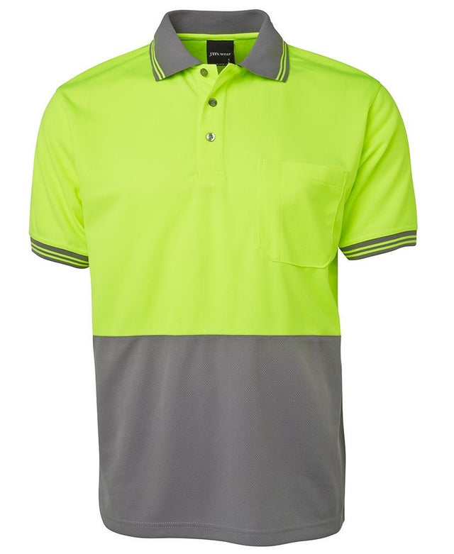 JB's Wear Hi Vis S/S Traditional Polo 6HVPS - WEARhouse