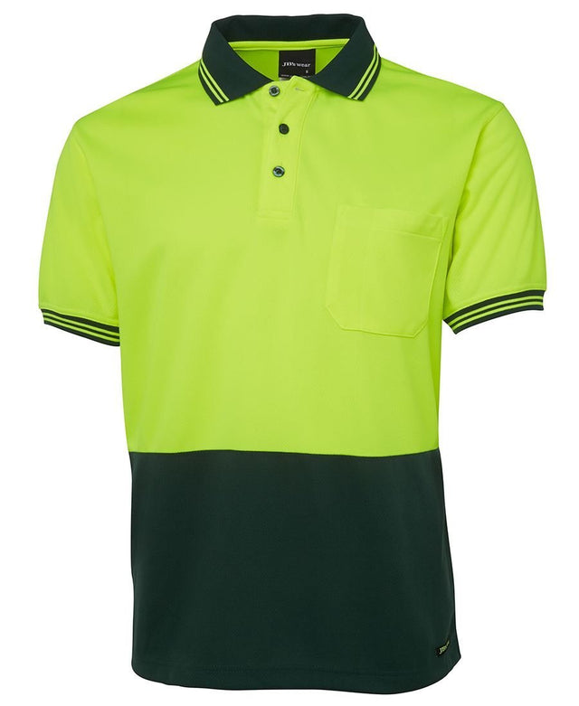 JB's Wear Hi Vis S/S Traditional Polo 6HVPS - WEARhouse