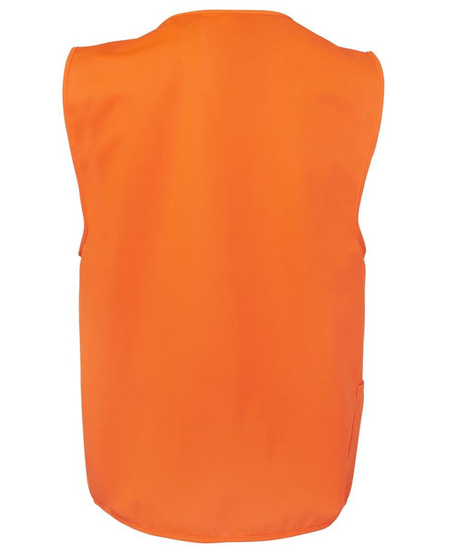 JB's Wear Hi Vis Zip Safety Vest 6HVSZ - WEARhouse