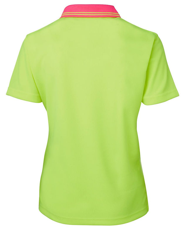 JB's Wear Ladies Hi Vis S/S Comfort Polo 6LHCP - WEARhouse