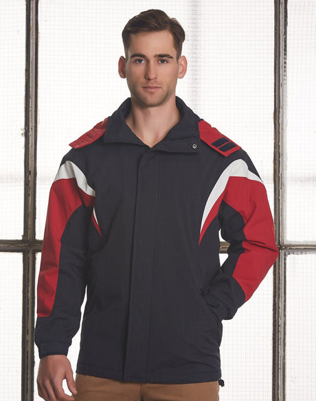 JK28 BATHURST Tri-Colour Jacket With Hood Unisex - WEARhouse