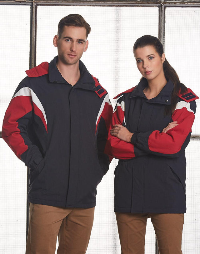 JK28 BATHURST Tri-Colour Jacket With Hood Unisex - WEARhouse