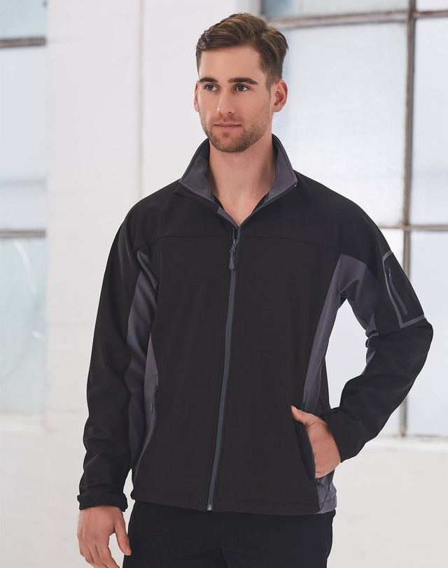 JK31 WHISTLER Softshell Contrast Jacket - Men's - WEARhouse