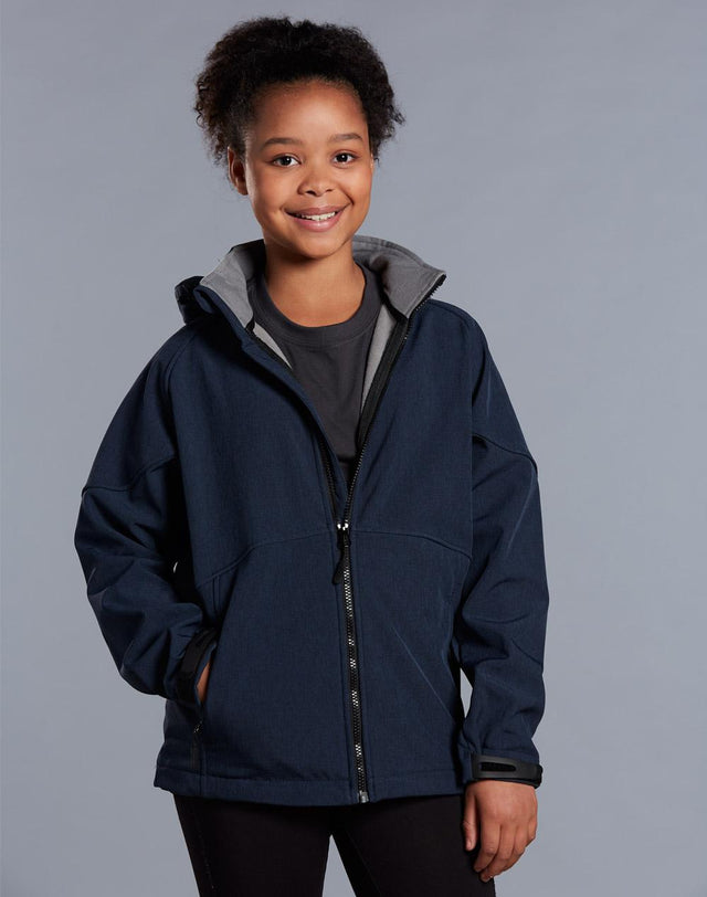 JK33K ASPEN Softshell Hood Jacket Kids' - WEARhouse