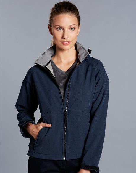 JK34 ASPEN Softshell Hood Jacket Ladies - WEARhouse