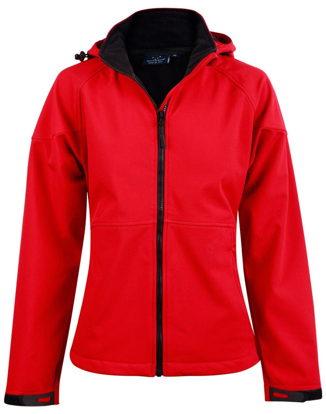 JK34 ASPEN Softshell Hood Jacket Ladies - WEARhouse