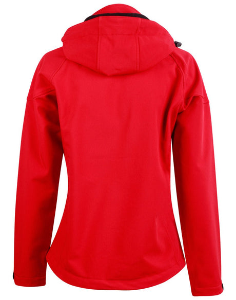 JK34 ASPEN Softshell Hood Jacket Ladies - WEARhouse