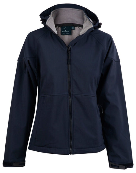 JK34 ASPEN Softshell Hood Jacket Ladies - WEARhouse