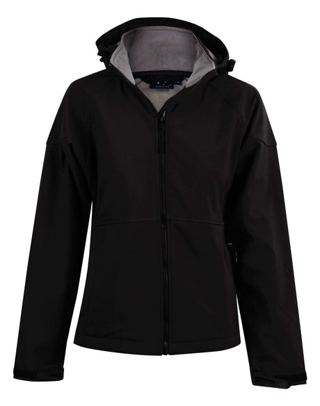 JK34 ASPEN Softshell Hood Jacket Ladies - WEARhouse