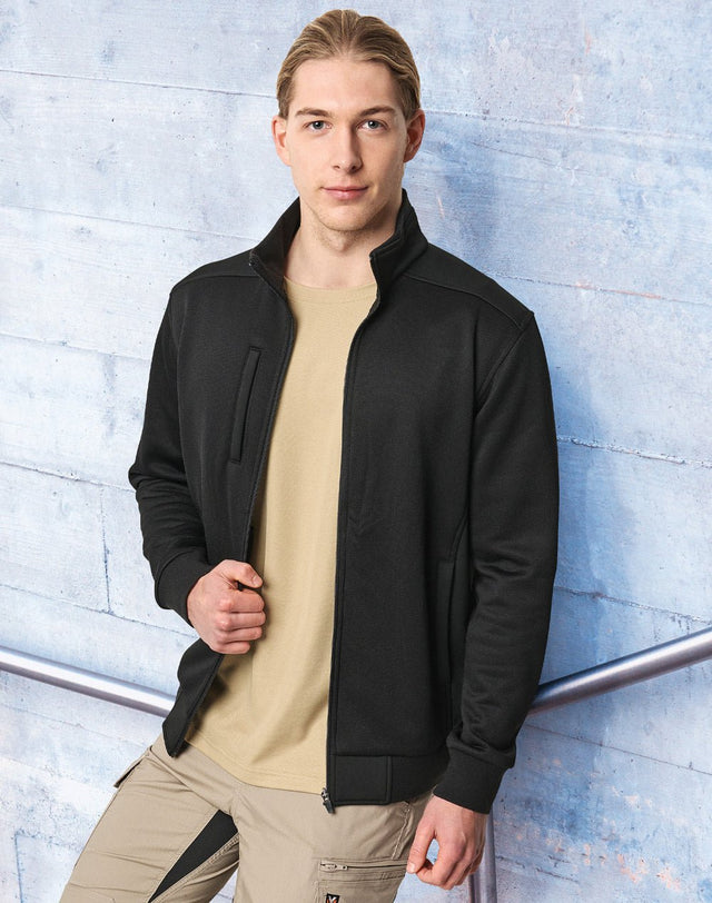 JK57 JACQUARD FLEECE BOMBER JACKET - WEARhouse