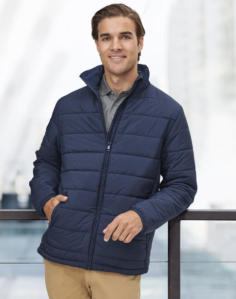 JK59 MENS SUSTAINABLE INSULATED PUFFER JACKET (3D CUT) - WEARhouse