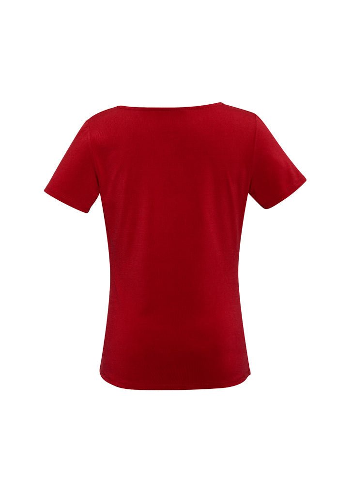 Ladies Ava Drape Knit Top - K625LS - WEARhouse