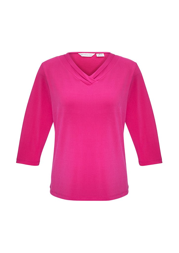 Ladies Lana 3/4 Sleeve Top - K819LT - WEARhouse