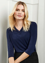 Ladies Lana 3/4 Sleeve Top - K819LT - WEARhouse