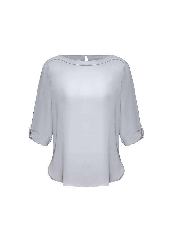 Ladies Madison Boatneck Blouse - S828LL - WEARhouse