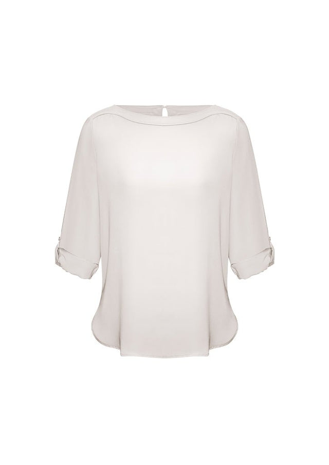 Ladies Madison Boatneck Blouse - S828LL - WEARhouse