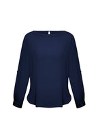 Ladies Madison Boatneck Blouse - S828LL - WEARhouse