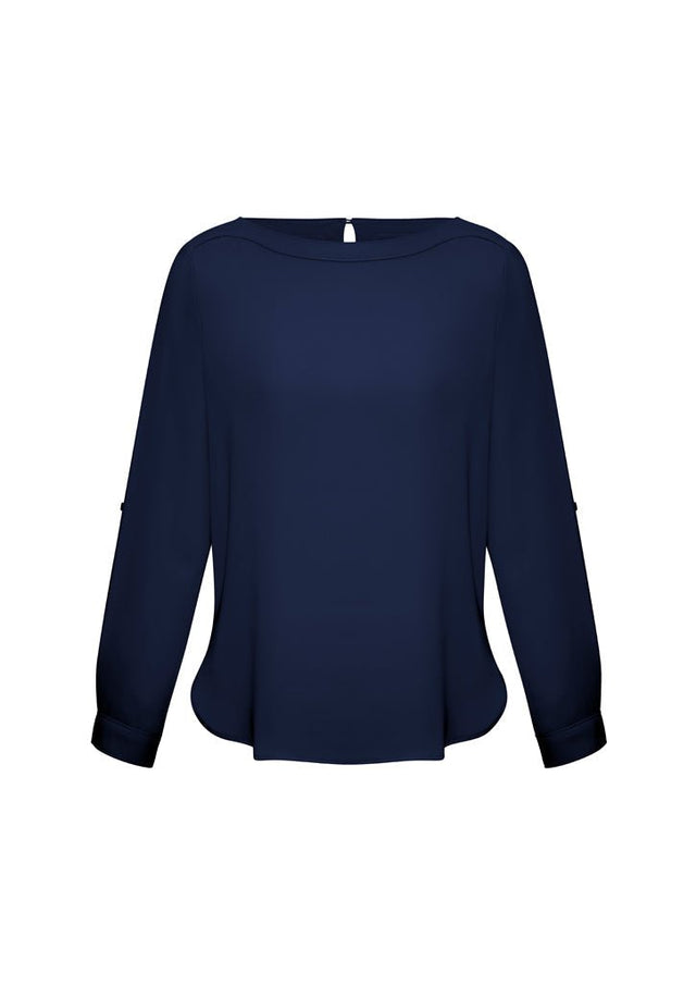 Ladies Madison Boatneck Blouse - S828LL - WEARhouse