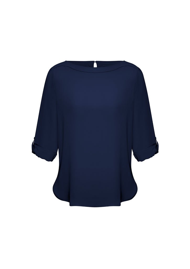 Ladies Madison Boatneck Blouse - S828LL - WEARhouse