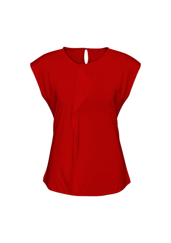 Ladies Mia Pleat Knit Top - K624LS - WEARhouse