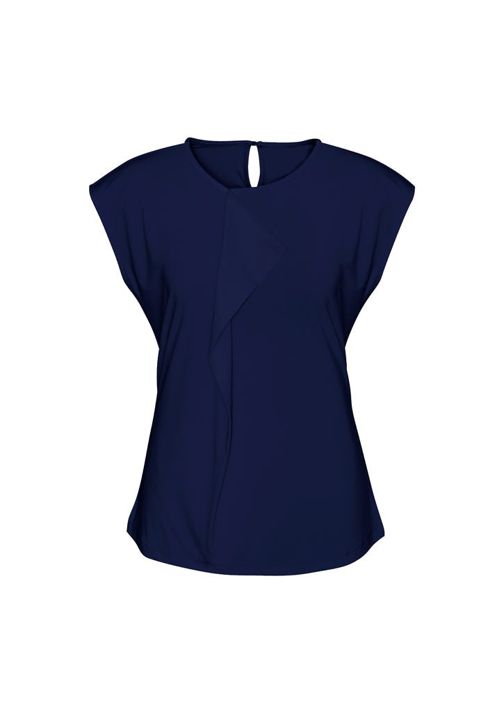 Ladies Mia Pleat Knit Top - K624LS - WEARhouse