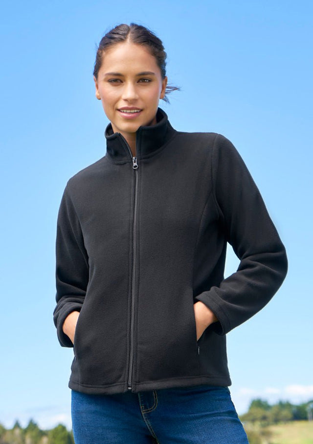 Ladies Plain Micro Fleece Jacket PF631 - WEARhouse