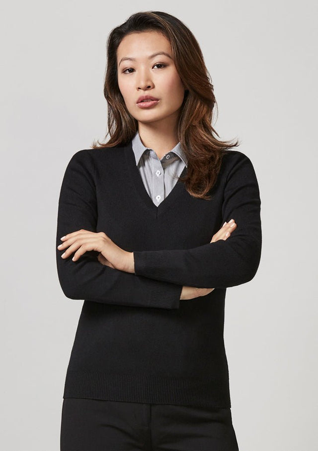 Ladies V-Neck Pullover LP3506 - WEARhouse