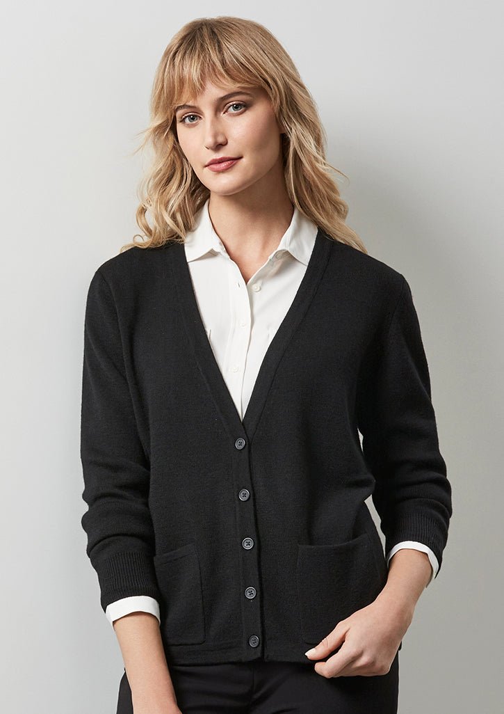 Ladies Woolmix Cardigan LC8008 - WEARhouse