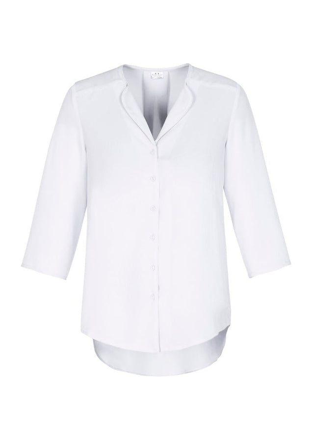 Lily Ladies Longline Blouse - S015LT - WEARhouse