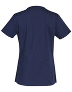 M7660 LADIES V-NECK CONTRAST TRIM SCRUB TOP - WEARhouse